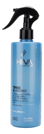 Двухфазный кондиционер для волос Hiva Biotin Tea Tree Two Phase Conditioner 400мл