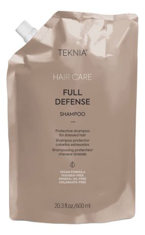 Шампунь для комплексной защиты волос Teknia Full Defense Shampoo: Шампунь 600мл