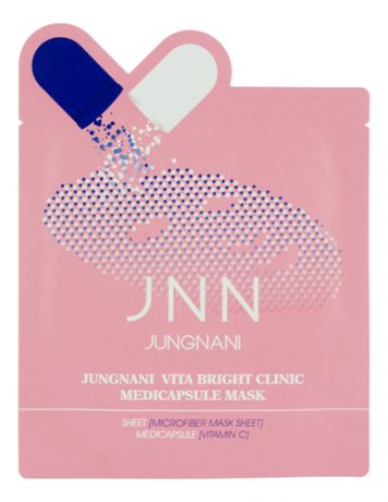 Осветляющая тканевая маска с витамином С Jungnani JNN Vita Bright Clinic Medicapsule Mask 23мл