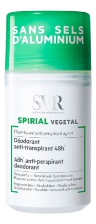 Растительный шариковый дезодорант Spirial Vegetal Deodorant 48H 50мл