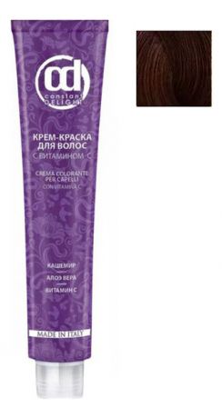 Крем-краска для волос с витамином С Crema Colorante 100мл: 7/6 Средне русый шоколадный