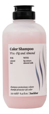 Шампунь для защиты цвета и блеска волос BackBar Color Shampoo No01: Шампунь 250мл