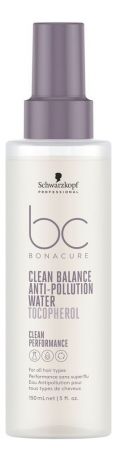 Вода для защиты волос от загрязнений с токоферолом BC Clean Balance Anti-Pollution Water Tocopherol 150мл