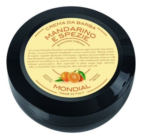 Крем для бритья с ароматом мандарина и специй Mandarino E Spezie: Крем 75мл (пластиковая чаша)