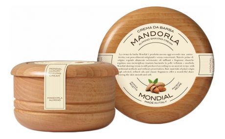Крем для бритья с ароматом миндаля Mandorla: Крем 140мл (деревянная чаша)