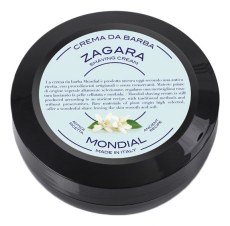 Крем для бритья с ароматом флердоранжа Zagara: Крем 75мл (пластиковая чаша)