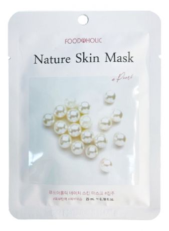 Тканевая маска для лица с экстрактом жемчуга Pearl Nature Skin Mask 23мл