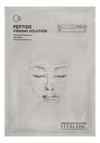 Тканевая крем-маска для лица укрепляющая с пептидами Peptide Firming Solution 31г