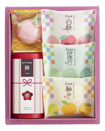 Набор мыла Цветы и травы Wagasane Soap Set