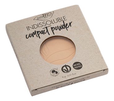 Пудра для макияжа лица Indissoluble Compact Powder 9г: No 01 (запасной блок)