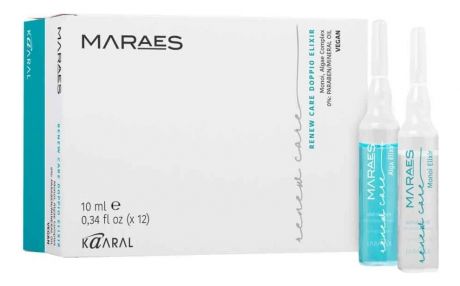 Эмульсия для поврежденных и тусклых волос Maraes Renew Care Doppio Elixir 12*10мл