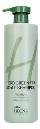 Шампунь для волос с экстрактом зеленого чая Herb Green Tea Scalp Shampoo: Шампунь 1000мл