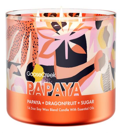 Ароматическая свеча Papaya (Папайя): свеча 411г