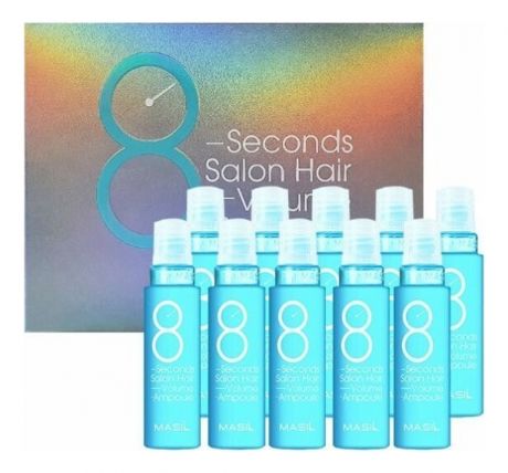 Филлер для объема волос 8 Seconds Salon Hair Mask Volume Ampoule: Филлер 10*15мл