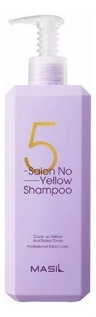 Шампунь против желтизны волос 5 Salon No Yellow Shampoo: Шампунь 500мл