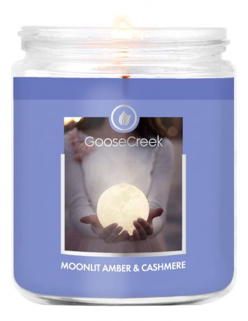 Ароматическая свеча Moonlit Amber & Cashmere (Лунный янтарь и кашемир): свеча 198г