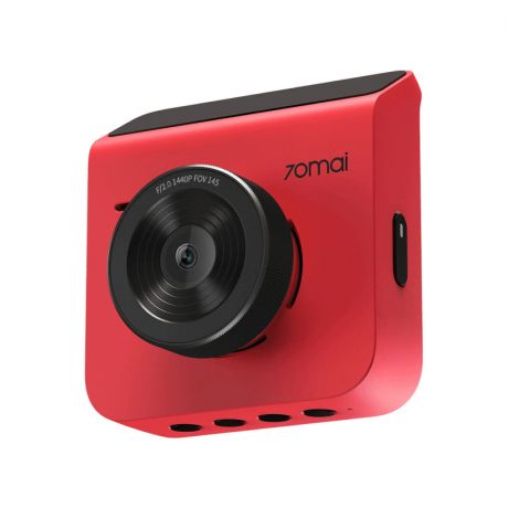 Автомобильный видеорегистратор 70Mai Dash Cam A400 (красный)