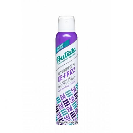 Косметика для мамы Batiste Сухой шампунь De-Frizz для непослушных и вьющихся волос 200 мл