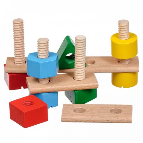 Деревянные игрушки Мир деревянных игрушек Набор для развития моторики (11 деталей)