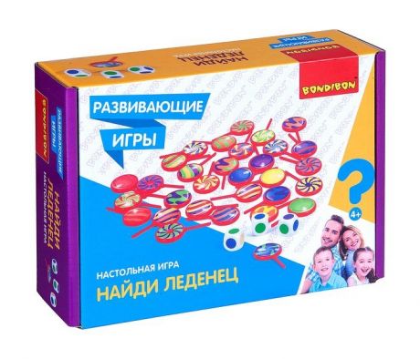 Настольные игры Bondibon Развивающая настольная игра Найди леденец