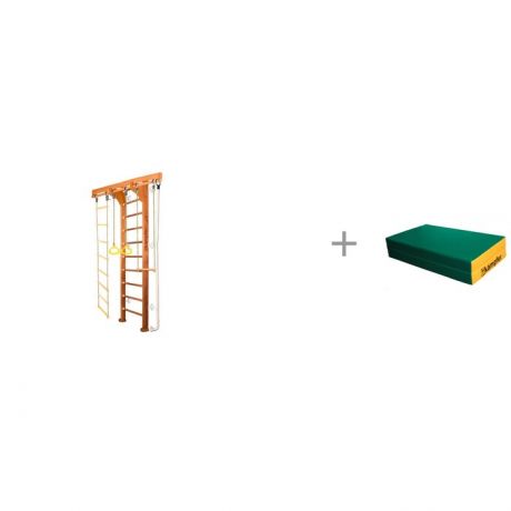 Шведские стенки Kampfer Шведская стенка Wooden Ladder Wall Стандарт и Мат №4 (100х100х10) складной