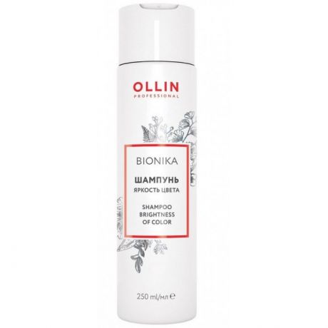 Косметика для мамы Ollin Professional Bionika Шампунь для окрашенных волос Яркость цвета 250 мл