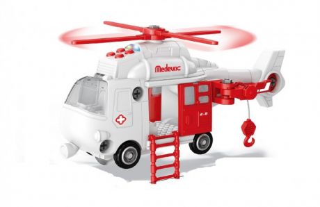 Вертолеты и самолеты Funky Toys Спасательный вертолет-коструктор 32 см