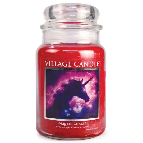 Декорирование Village Candle Ароматическая свеча большая Волшебный Единорог