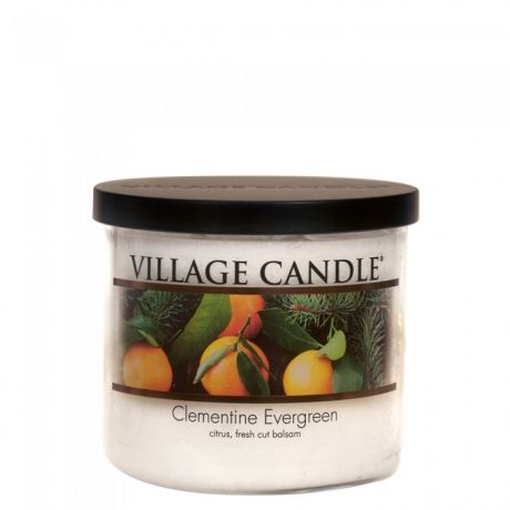 Декорирование Village Candle Ароматическая свеча Вечнозеленый Клементин чаша, средняя