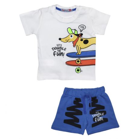 Комплекты детской одежды Haknur Комплект для мальчика (футболка и шорты) H9414