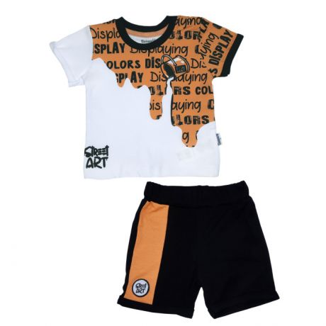 Комплекты детской одежды Mini World Комплект для мальчика (футболка, шорты) MW16661