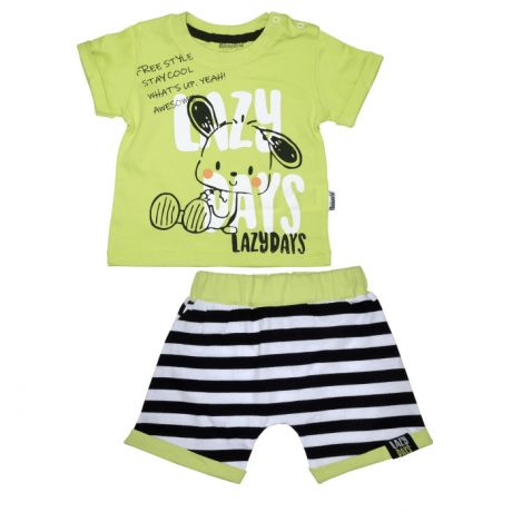 Комплекты детской одежды Mini World Комплект для мальчика (футболка, шорты) MW16505
