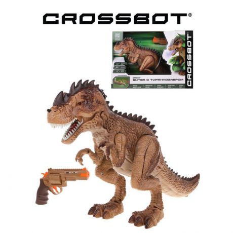 Роботы Crossbot Робот-динозавр и пистолет с ИК-лучом