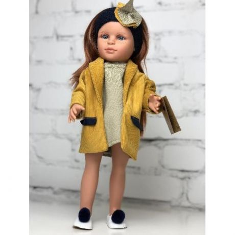 Куклы и одежда для кукол Lamagik S.L. Кукла Нина рыжие волосы в пальто 42 см