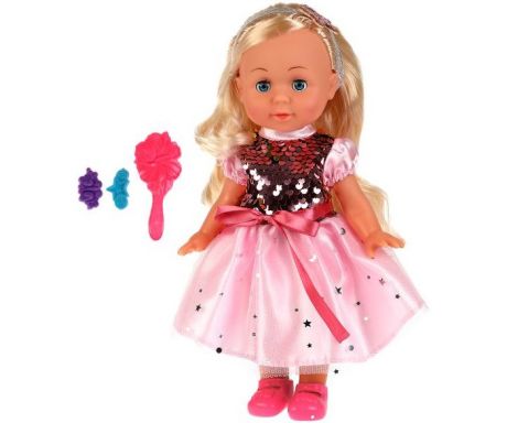 Куклы и одежда для кукол Карапуз Интерактивная кукла Анастасия 30 см