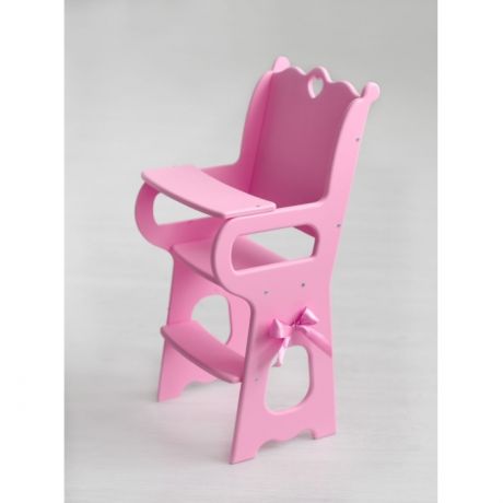Кукольные домики и мебель ПК Лидер Diamond princess Стульчик для кормления с мягким сиденьем 71119/72119