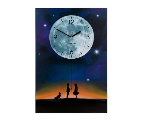 Часы Kett-Up Настенные часы-постер ECO Design I love