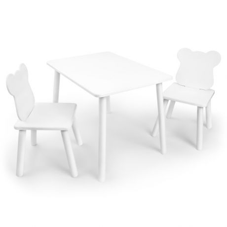 Детские столы и стулья Rolti Детский комплект стол и два стула Мишка