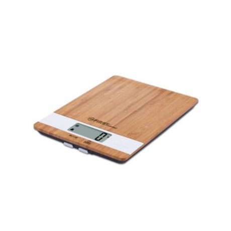 Кухонные весы First Весы кухонные  Special Edition бамбуковые электронные 5 кг FA-6410