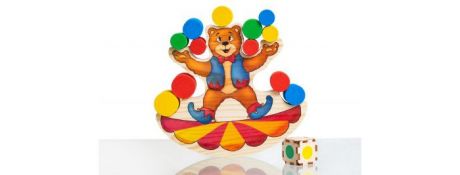 Деревянные игрушки Смайл Декор Балансир веселый медведь