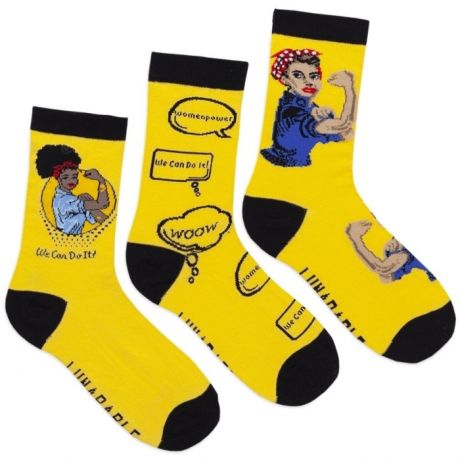 Колготки и чулки Lunarable Комплект женских носков с принтом 040 3 пары