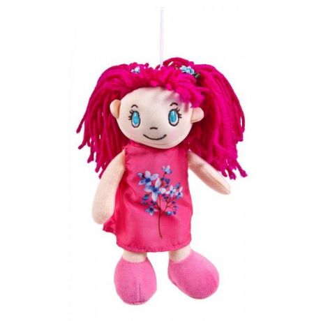 Куклы и одежда для кукол ABtoys Кукла в малиновом платье 20 см