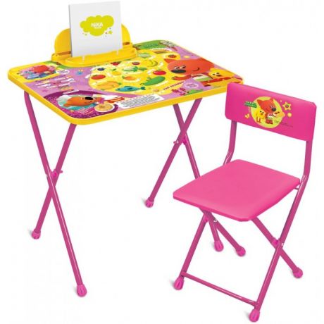 Детские столы и стулья Ника Детский комплект мебели МиМиМишки с лисичкой