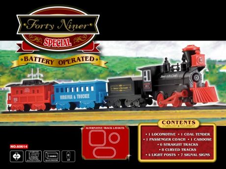 Железные дороги Eztec Железная дорога Forty Niner Special Train Set 29 частей