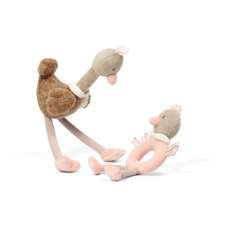 Мягкие игрушки BabyOno Набор игрушек Ostrich Family