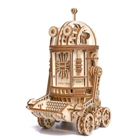 Сборные модели Wood Trick Механическая деревянная сборная модель Космический робот Уборщик