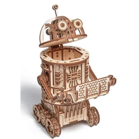 Сборные модели Wood Trick Электронная деревянная сборная модель Космический робот Уборщик