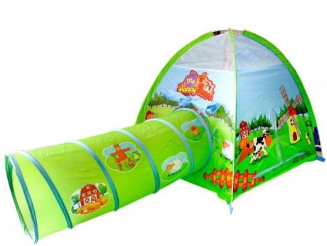 Палатки-домики Наша Игрушка Игровая палатка с туннелем Ферма 200176088