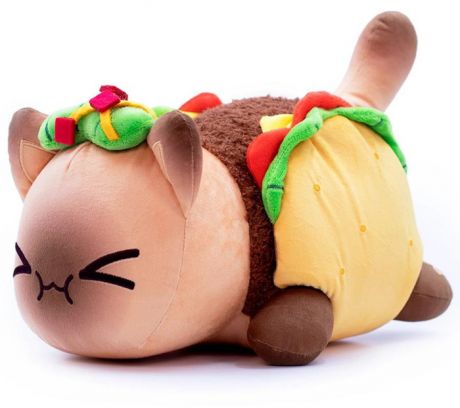 Мягкие игрушки Mihi Mihi Подушка Кот Бутерброд 25 см