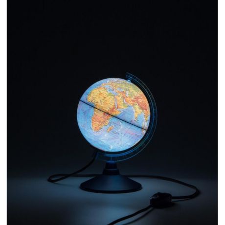 Глобусы Globen Глобус физический с подсветкой 150 мм
